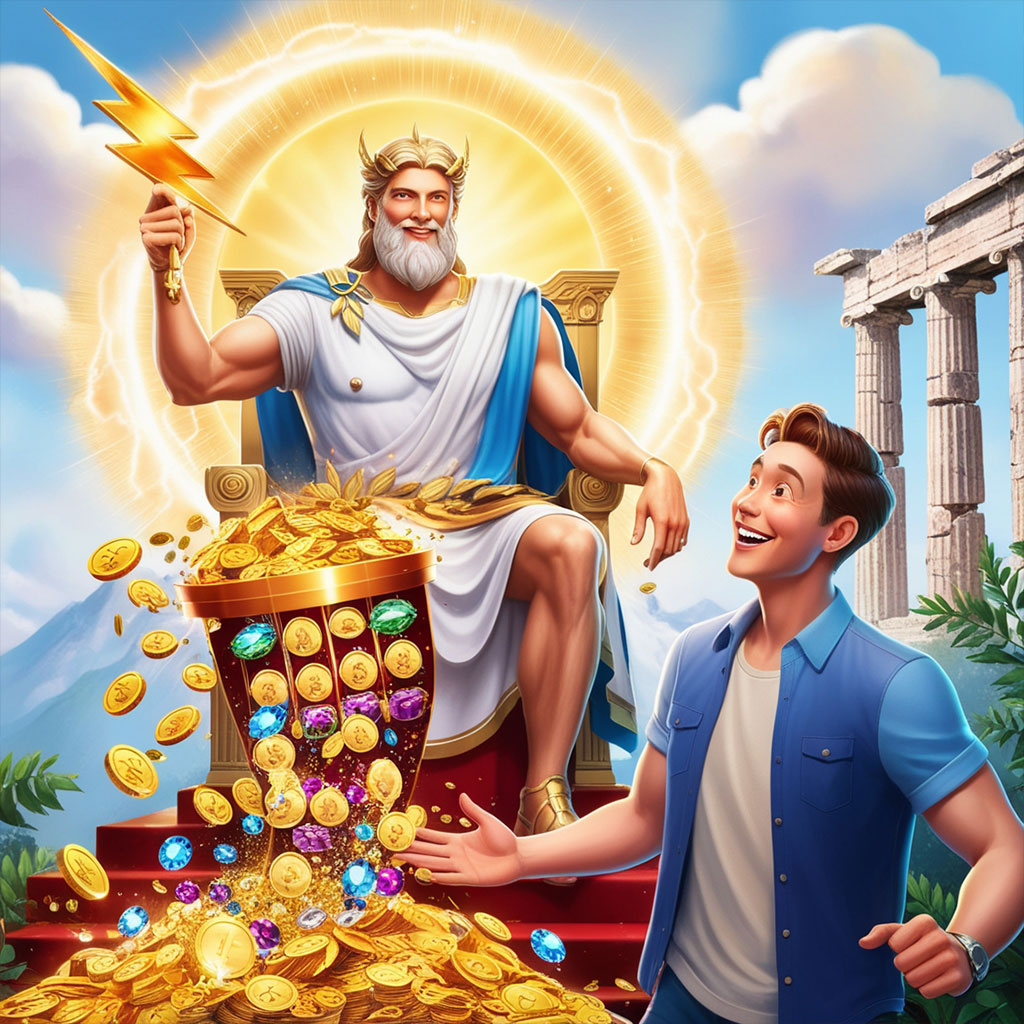 zeus olympus memberikan jackpot untuk para member slot online di ombak138